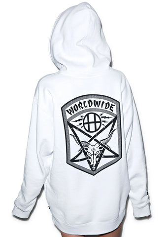 HUF X Thrasher Asia Tour Pullover Hoodie - Light Gray