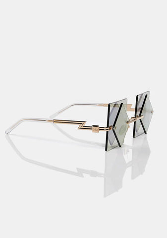 Yellow Beyond Diamond Sunglasses