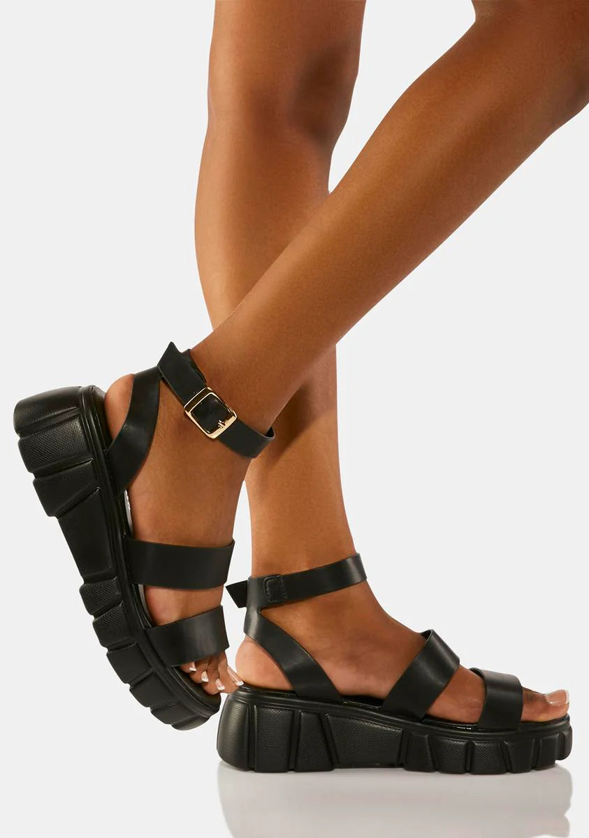 Fair Fighter Platform Sandals