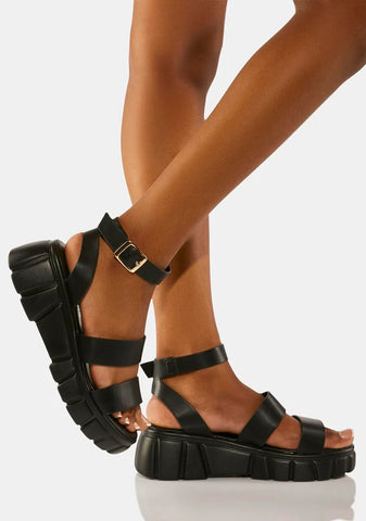 Fair Fighter Platform Sandals