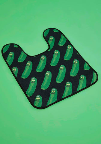 Pickle Rick Bath Mat Set