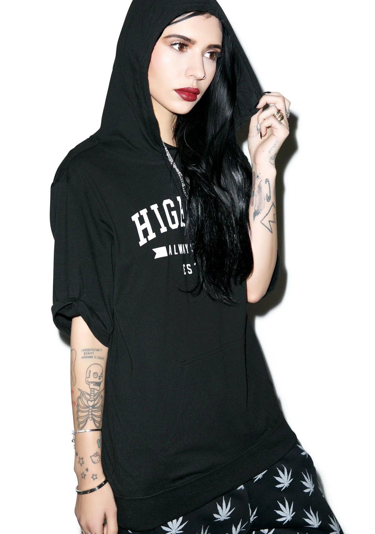 Always Rising Short Sleeve Hoodie