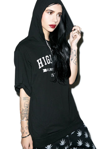 Always Rising Short Sleeve Hoodie