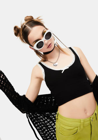 Night Owl Baby Crop Tank