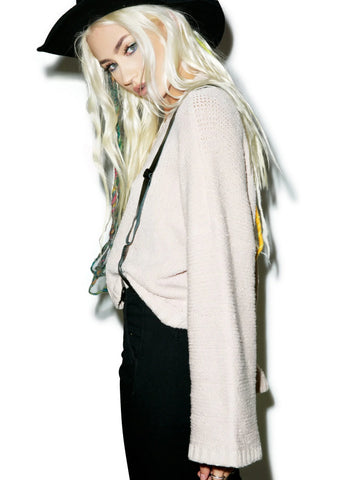 Dreamweaver Hand Knit Sweater - Gray