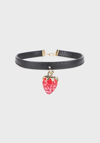 Craved Flavors Vegan Leather Choker