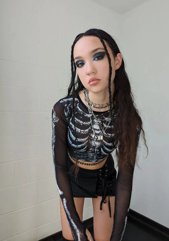 Boneyard Mesh Top