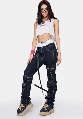 Denim Classic Bondage Pants