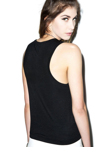 Lookin' Sharp Razor Tank - Black