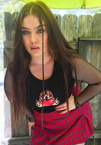 Extra Slow Burn Fishnet Tee