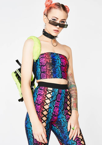 Junglist Jewel Drop Tube Top