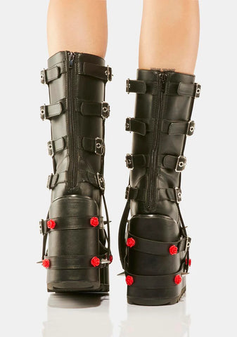 Rose Dune Bondage Boots
