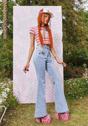 This Is My Jam Flare Jeans