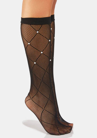 Diamond In The Rough Fishnet Socks