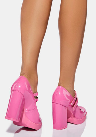 About That Time Block Heels