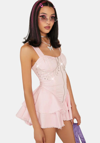 Coupled Up Denim Romper