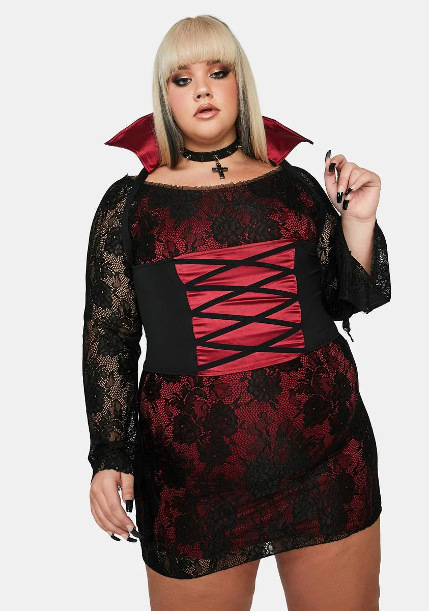 Plus Blood Thirsty Vampire Costume
