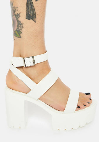 Angel Heavenly Hotspot Platform Sandals