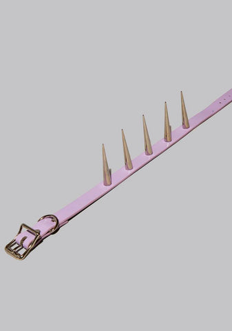 Pastel Purple Super Long Spike Choker