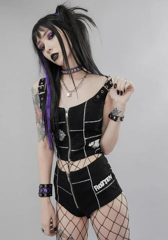 Horror Show Patched Cami