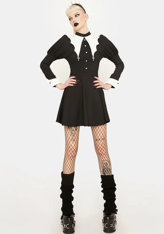 Bat Entanglement Mini Dress