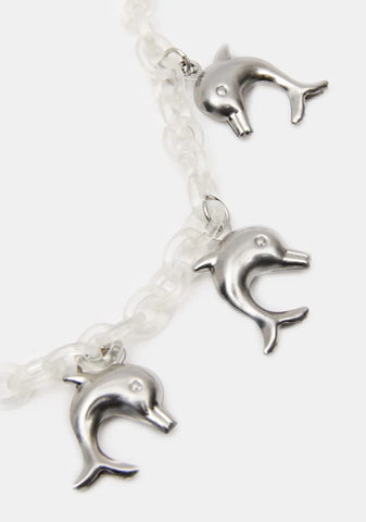 Make A Splash Chain Necklace