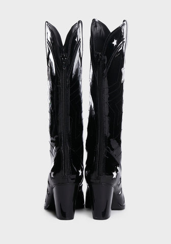 Star Space Cowgirl Boots