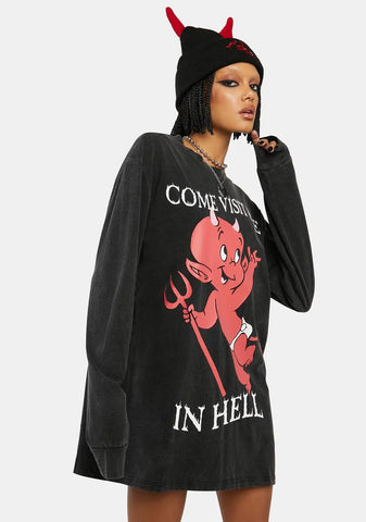 Devil's Day Off Oversized Tee