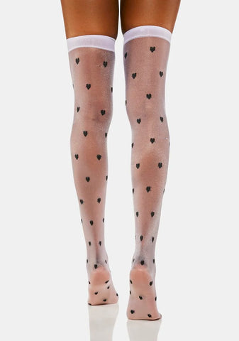 Angel Sprint My Heart Thigh Highs