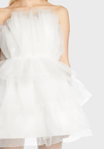 Angel Posing For Fans Mini Dress