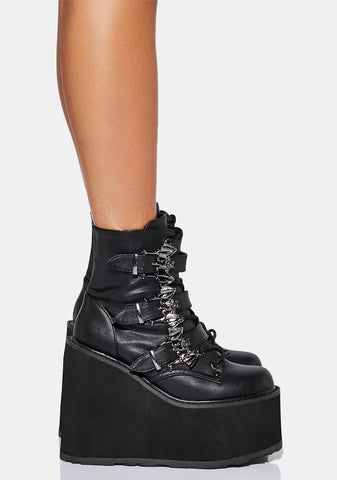 Swing-103 Platform Ankle Boots