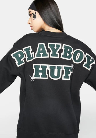 Playboy Rabbit Head Crew Sweatshirt