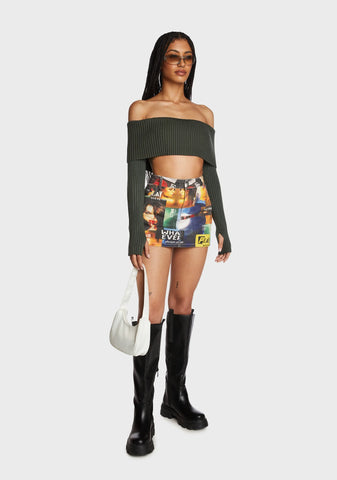 Two Faced Denim Skirt