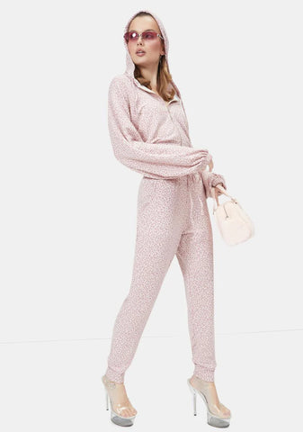 Do U Wanna Know Leopard Joggers