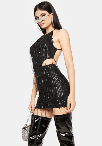 Let's Talk About It Sequin Dress