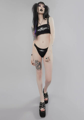 Skeletons In The Closet Lingerie Set