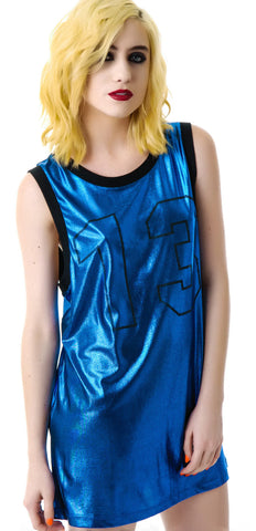 Unlucky 13 Jersey Tank - Silver