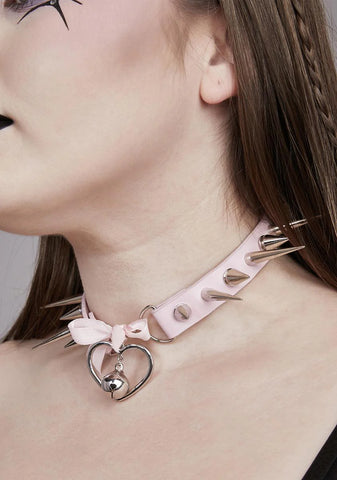 Bell Won't Save You Spiked Choker