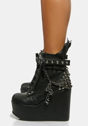 Nocturnal Bites Platform Boots