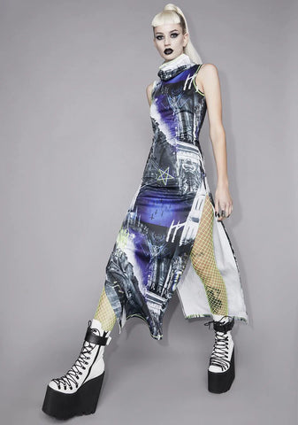 Casual Corruption Printed Maxi Dress