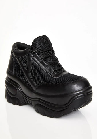 Midnight Matrixx Platform Sneakers