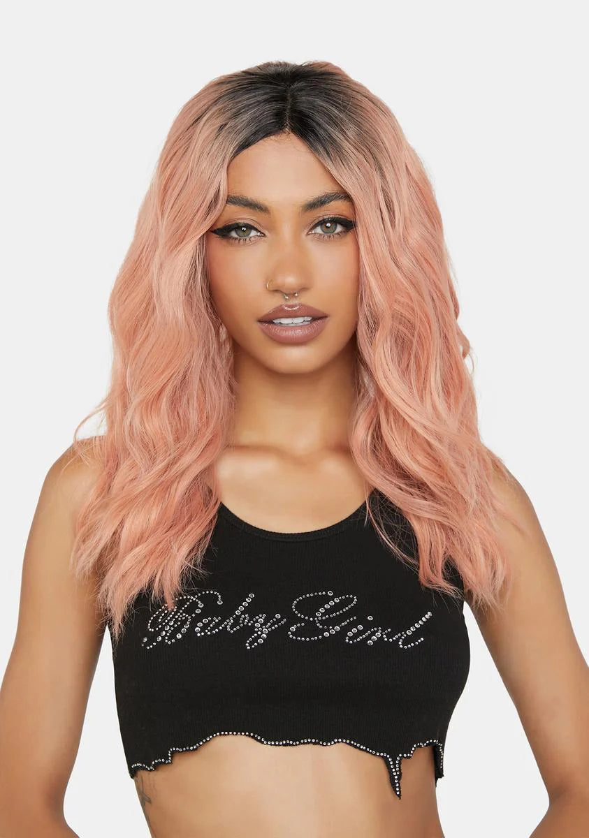The Rose Pink Lace Front Wig