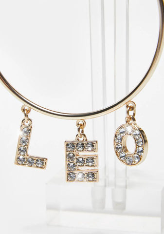 Lavish Leo Hoop Earrings