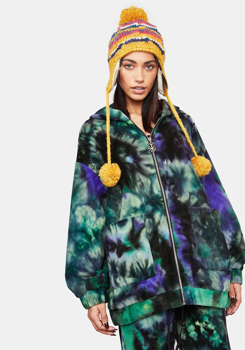 Ripple Effect Tie Dye Hoodie