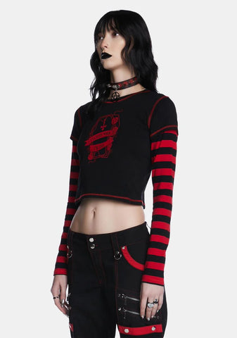 Snooze You Later Crop Top