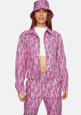Pink Tattoo Love Jacket