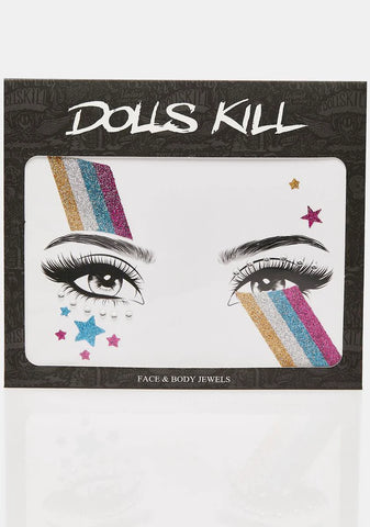 Technicolor Dream Eye Stickers