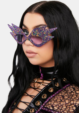 Ziggy Glitter Sunglasses