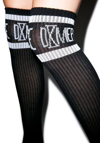 Athletic Logo Knee High Socks