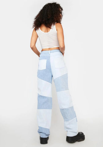 Applause Please Two Tone Denim Jeans